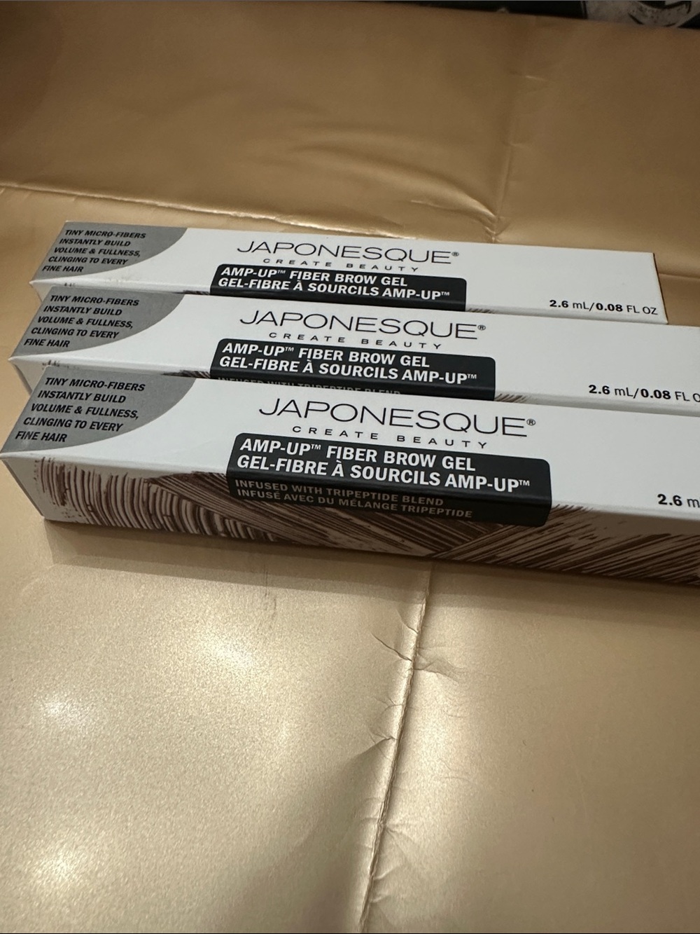 Japonesque Amp-Up Fiber Brow Gel — Brown bundle